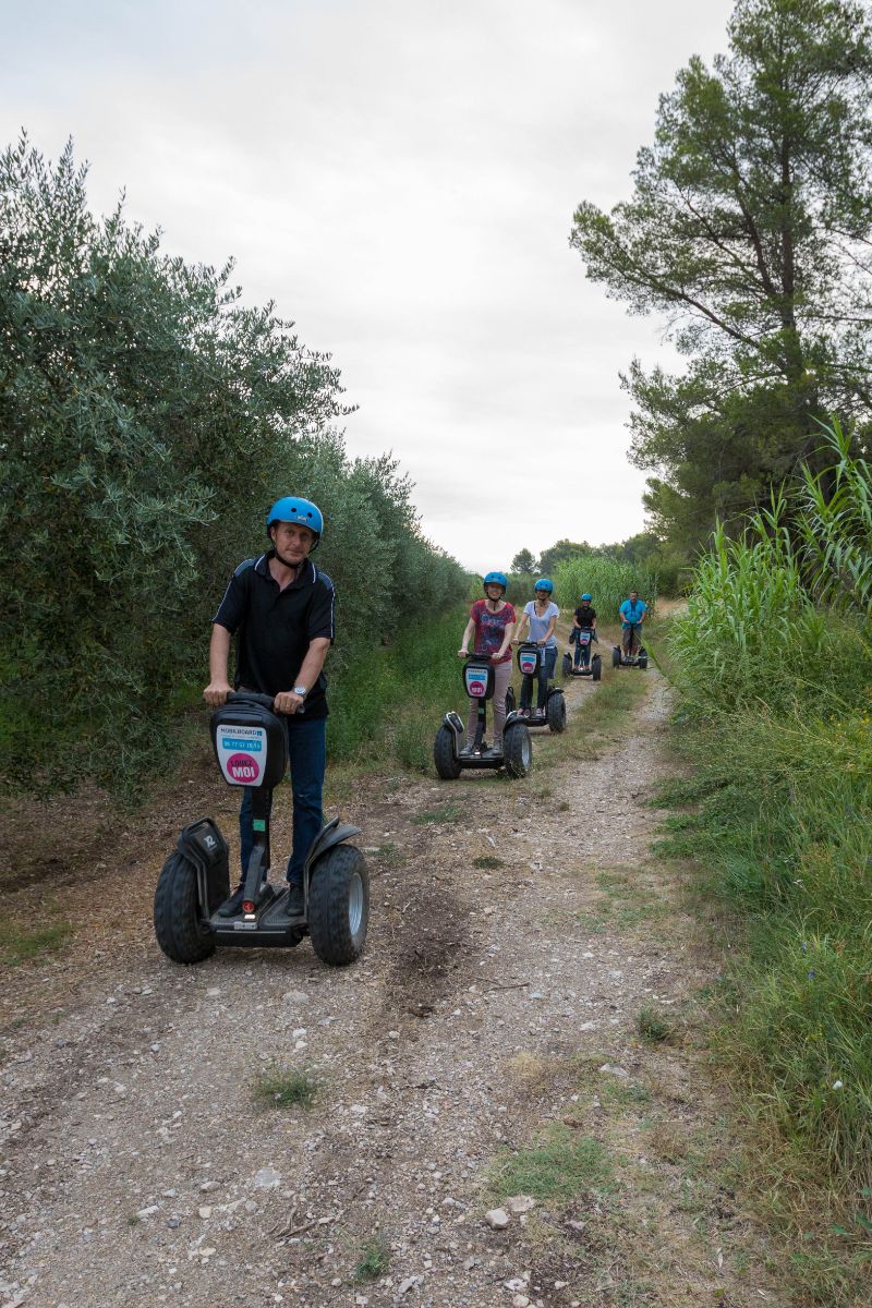 Reportage photo sur les visites du Moulin du Calanquet en giropode
