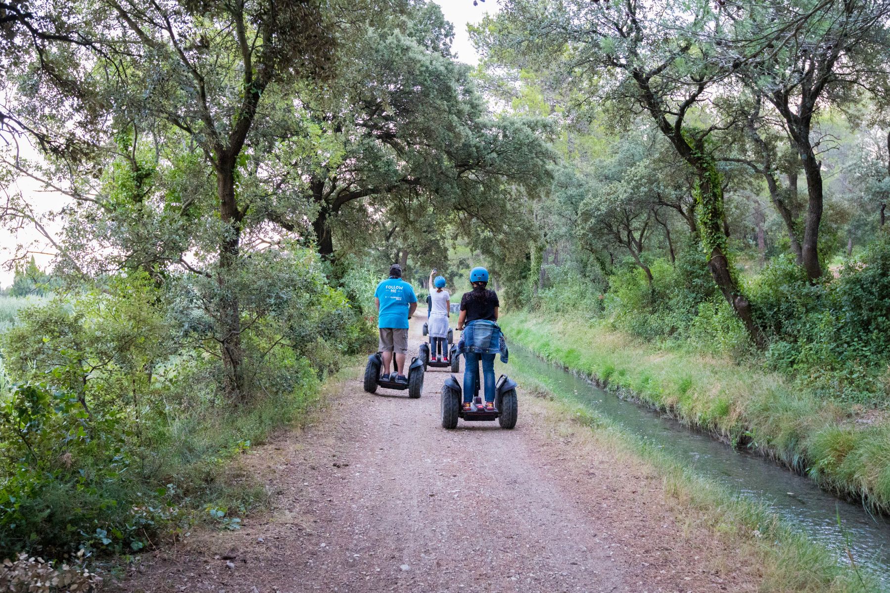 Reportage photo sur les visites du Moulin du Calanquet en giropode