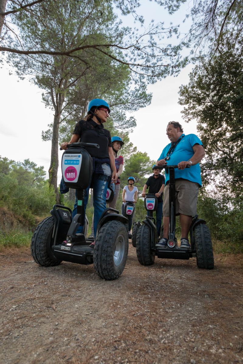 Reportage photo sur les visites du Moulin du Calanquet en giropode