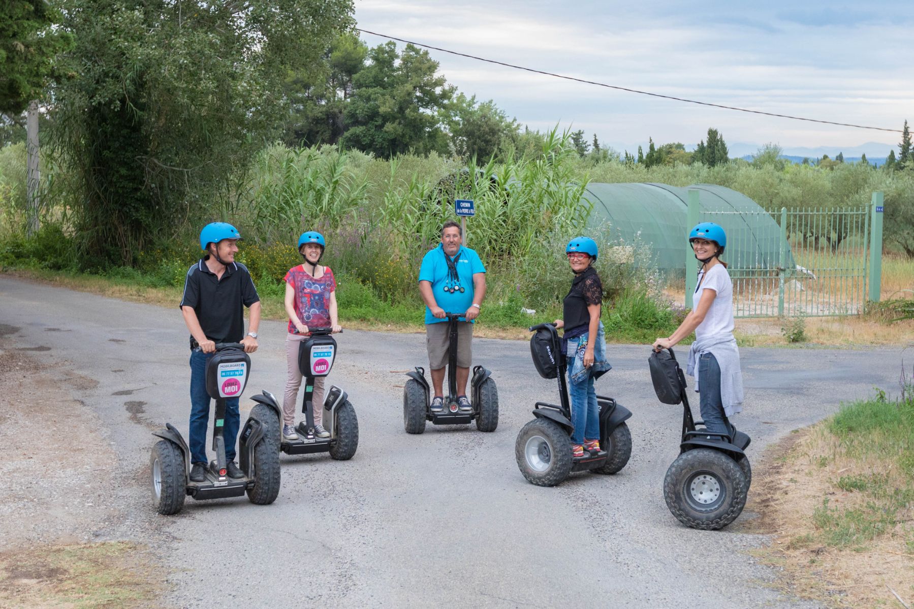 Reportage photo sur les visites du Moulin du Calanquet en giropode