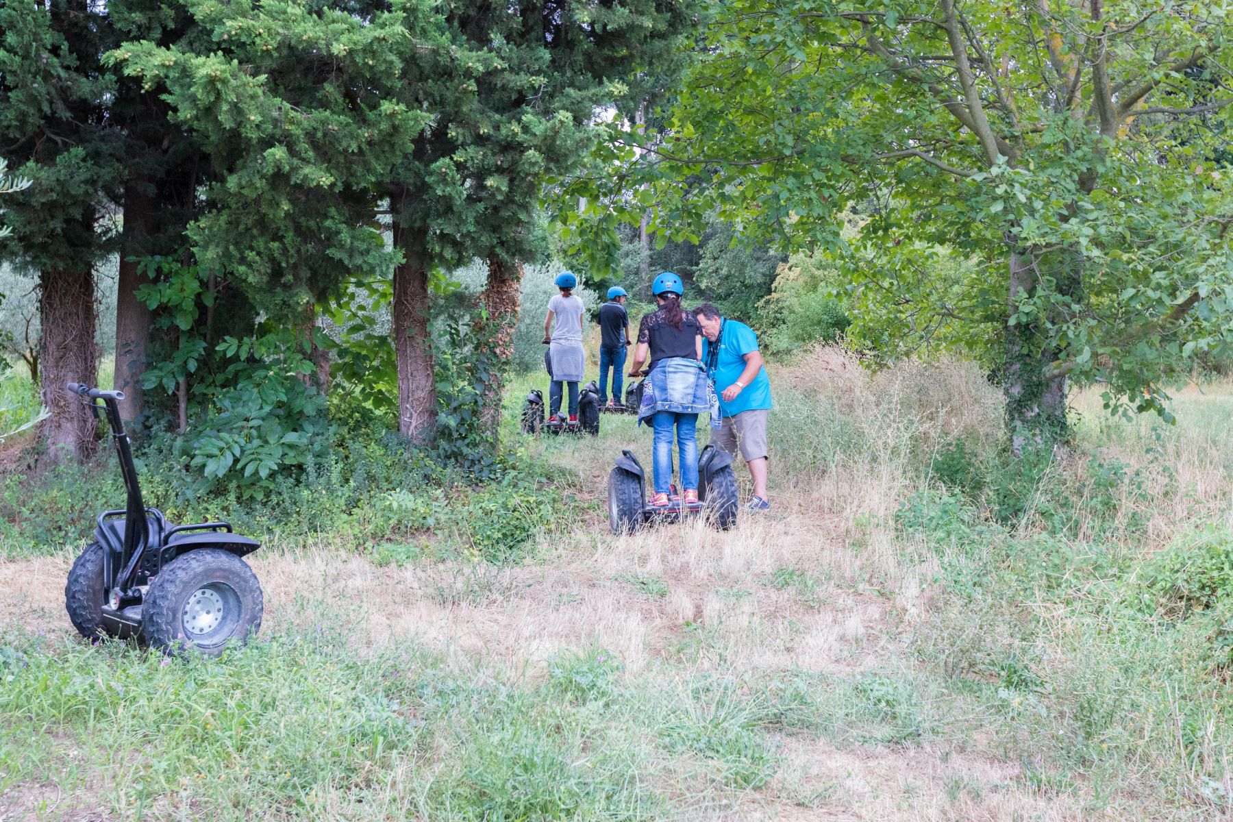 Reportage photo sur les visites du Moulin du Calanquet en giropode